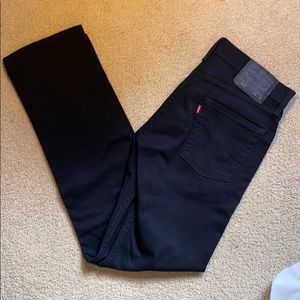 Levi’s 513 Jet Black Pants (29x32)